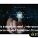 What is sensitive data