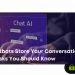 Do AI chats remember everything?