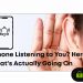 Phone secret audio tracking